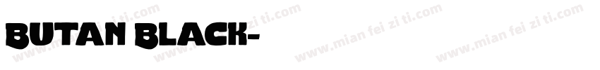 Butan Black字体转换